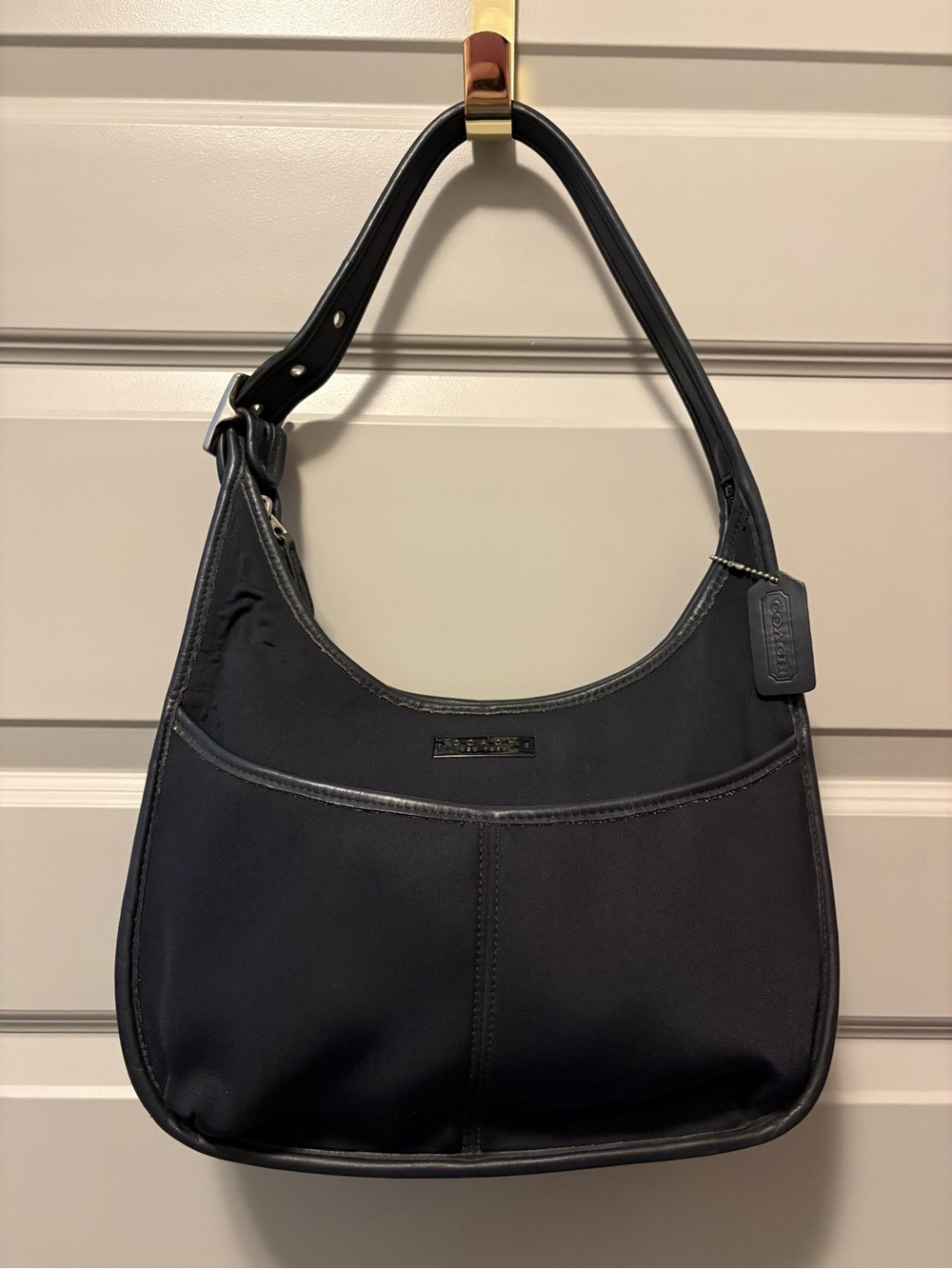 Coach Neoprene Pocket Ergo in Black #6203
